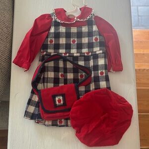 American Girl Doll-School Dress Set-NOT AUTHENTIC